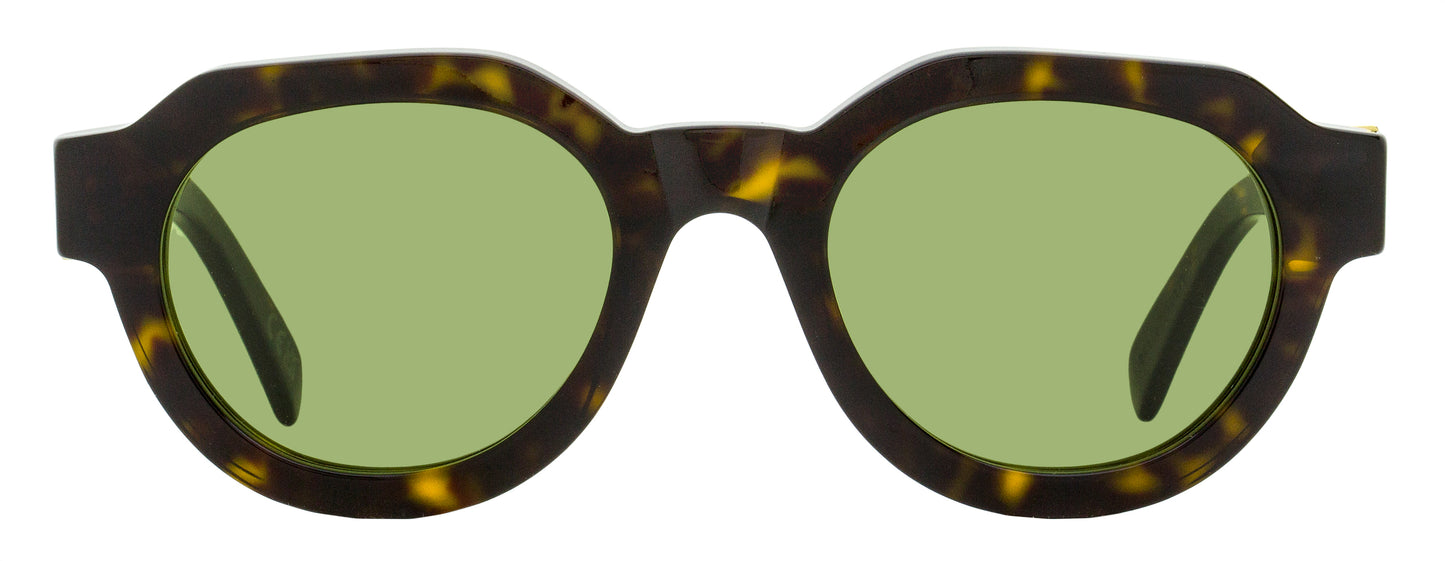 Retrosuperfuture Rounded Geometric Sunglasses Vostro 2X1 Havana 3627 51mm