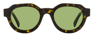 Retrosuperfuture Rounded Geometric Sunglasses Vostro 2X1 Havana 3627 51mm