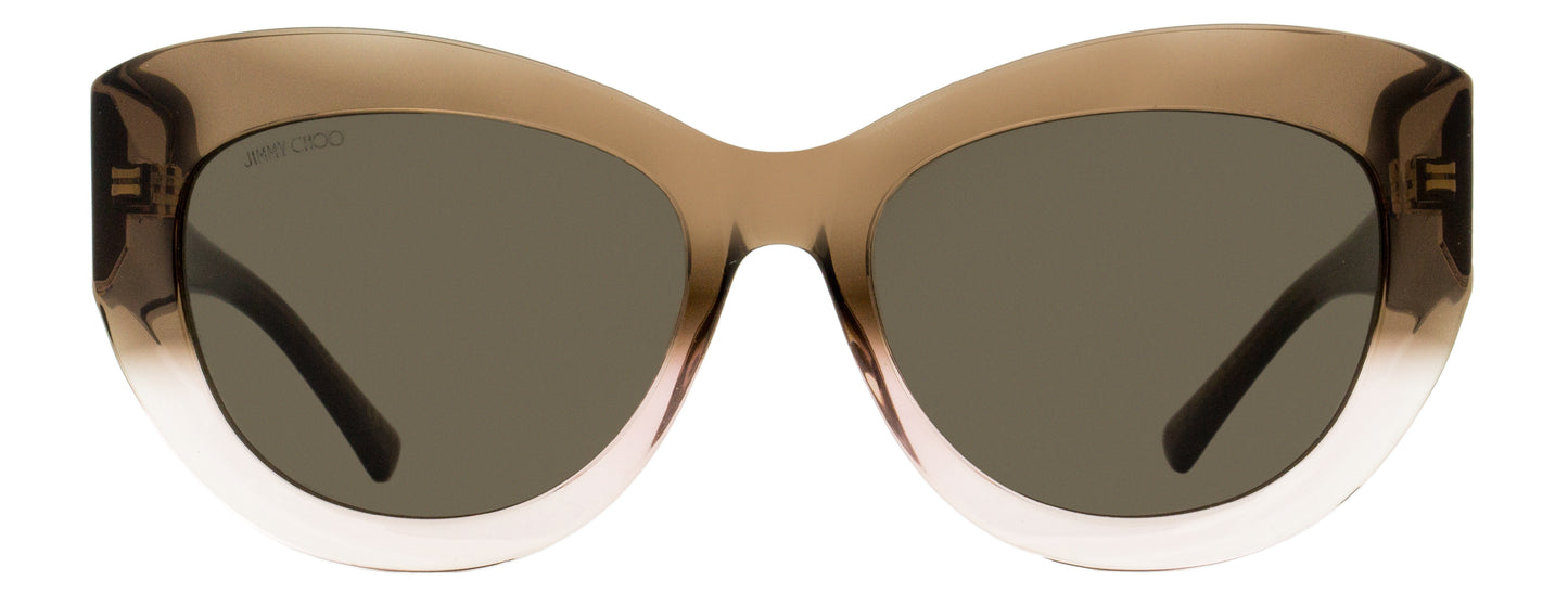 Jimmy Choo Cat Eye Sunglasses Xena 08M70 Brown-Nude 54mm