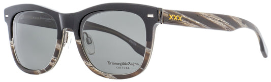 Ermenegildo Zegna Couture Flip Sunglasses ZC0001 05D Black/Horn Effect 55mm