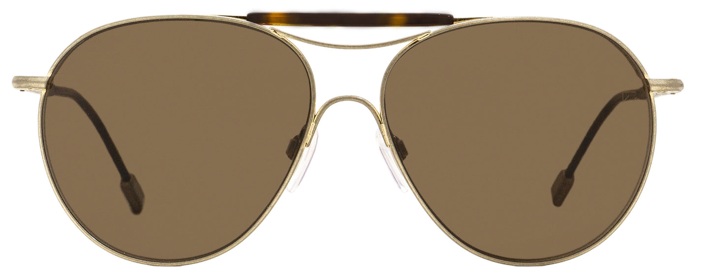 Zegna Couture Sunglasses ZC0021 29J Antique Gold/Havana 57mm 21