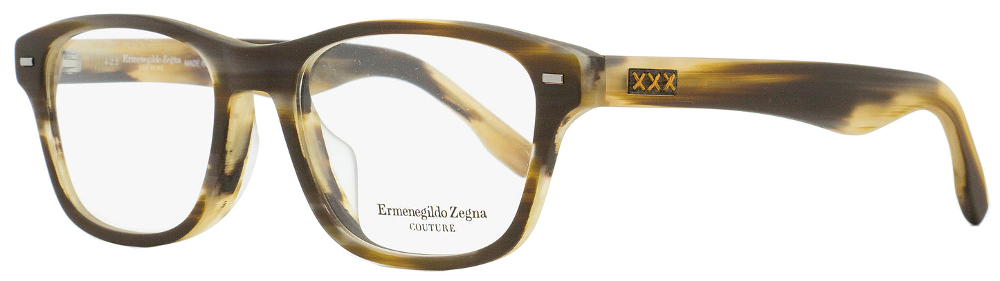 Zegna Couture Eyeglasses ZC5013F 062 Matte Brown Melange 55mm 5013