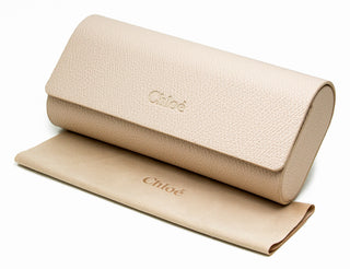 Chloe Scallop Rim Sunglasses CH0184S 005 Gold/Blue 59mm