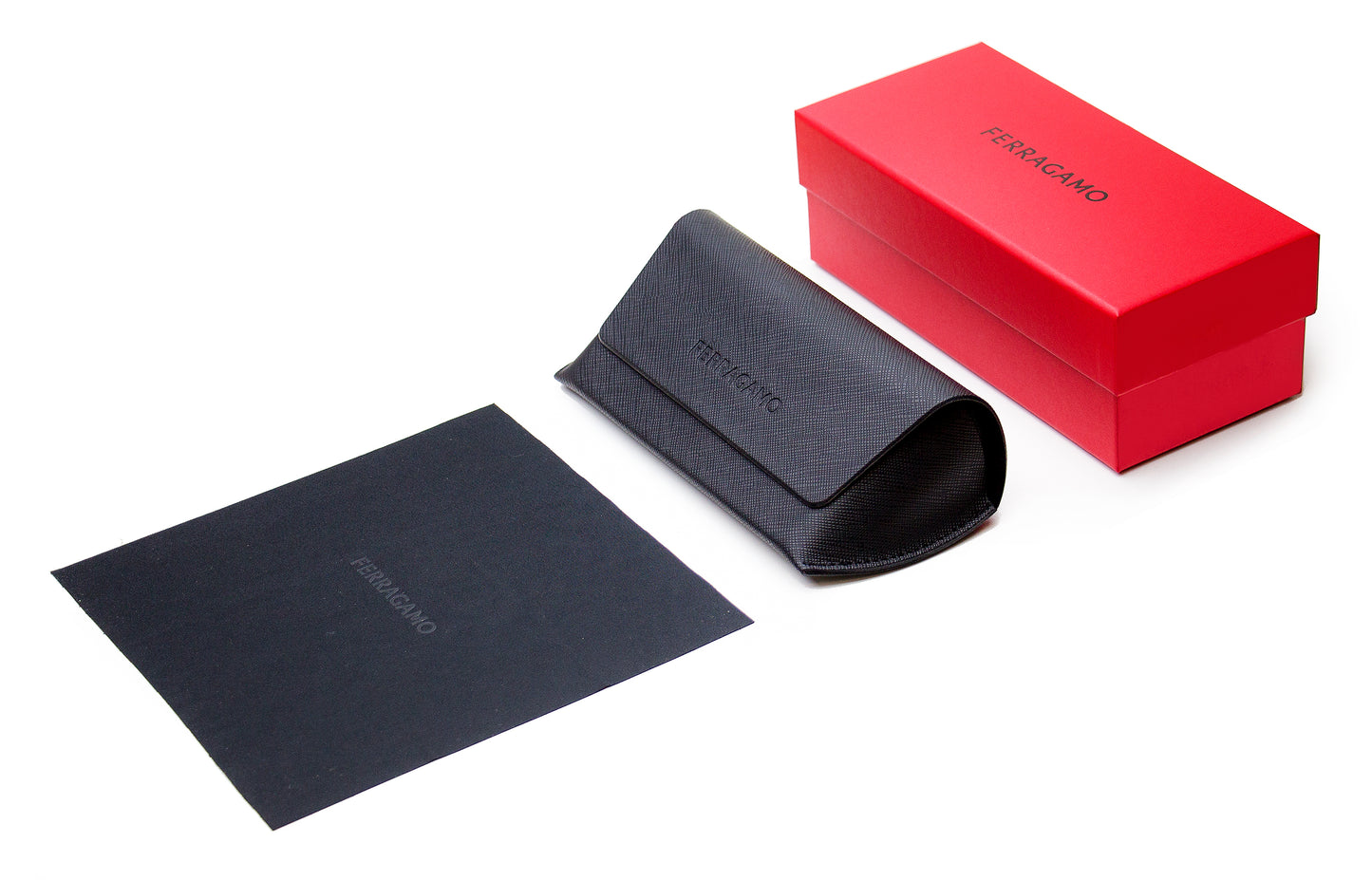 Ferragamo Gancini Cat-Eye Sunglasses SF2870S 001 Black 55mm